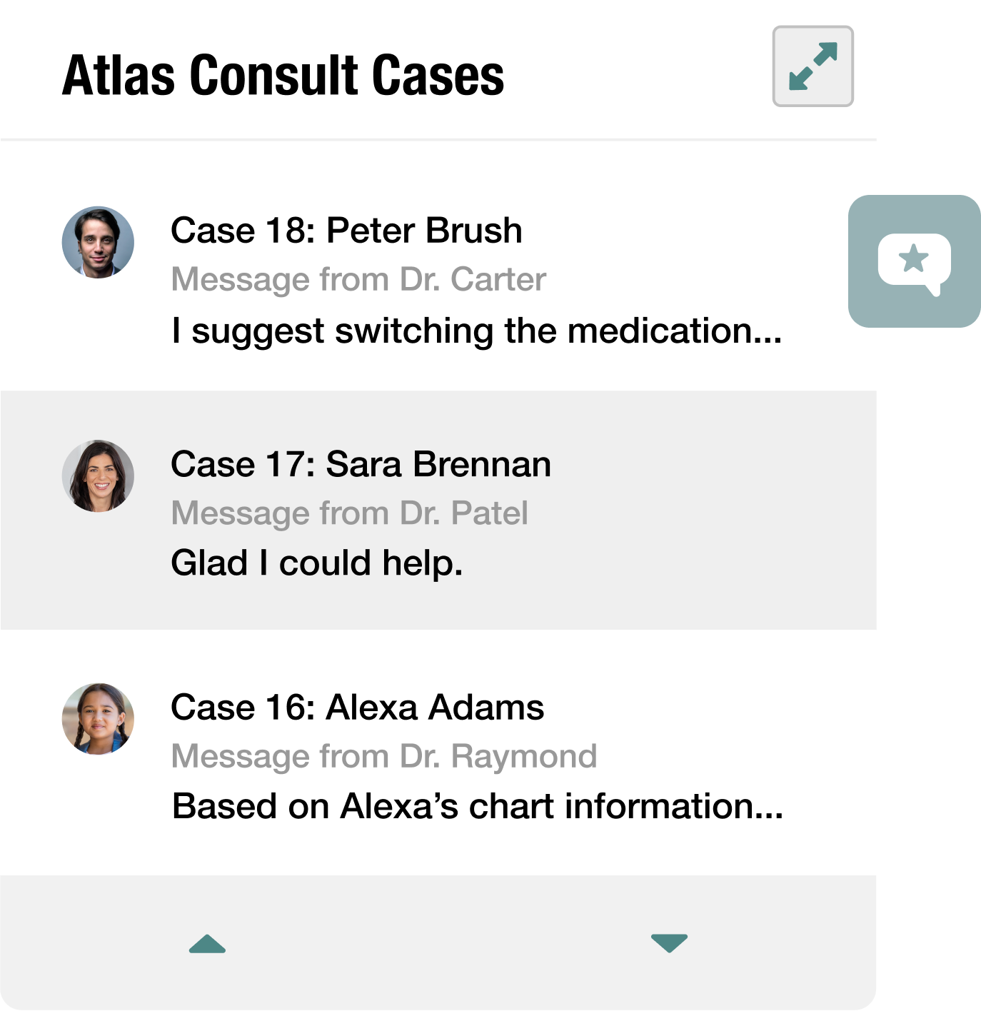 Atlas Consult case list