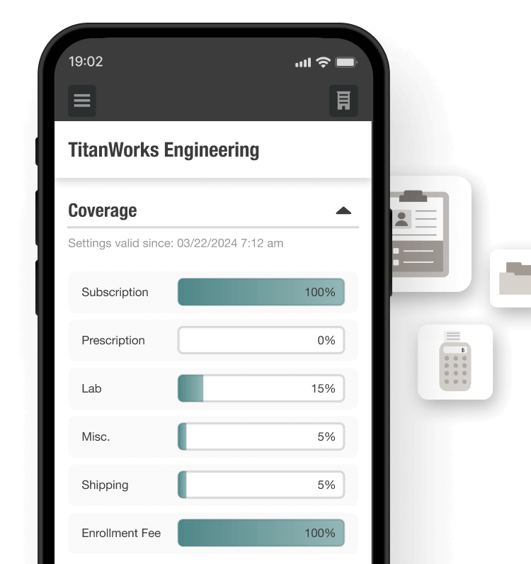 Company Hub Phone Screen