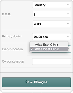 Doctor and Patient Location Flexibility