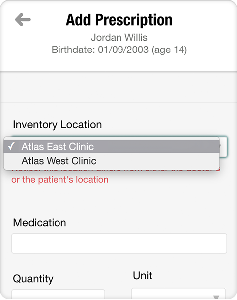 Manage Inventory for Multiple Locations